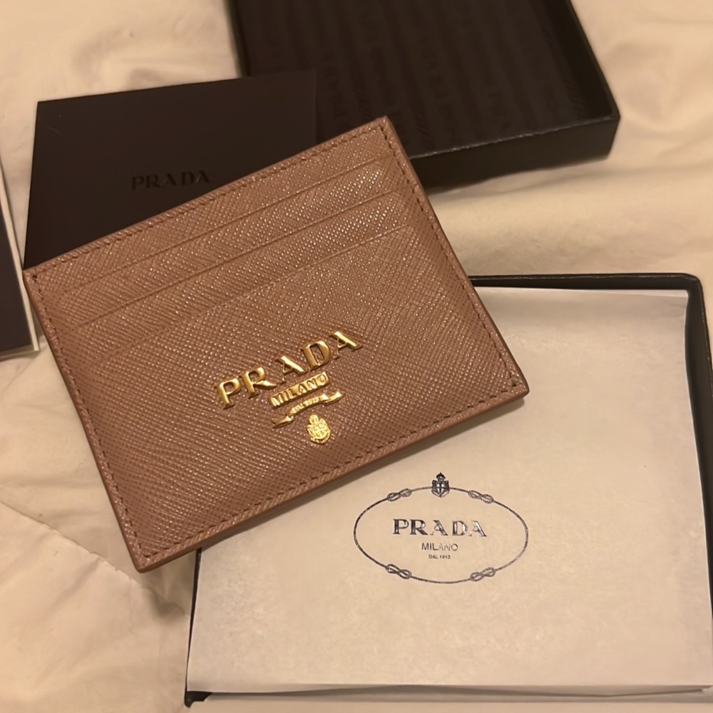 Authentic PRADA Card holder- brand new
